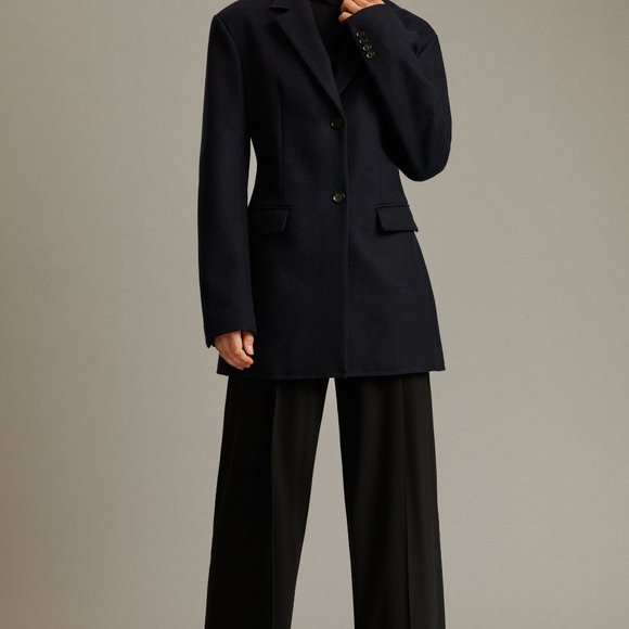 FILIPPA K. - Ancona Wool Pea Coat (NAVY) - Picture 13 of 13